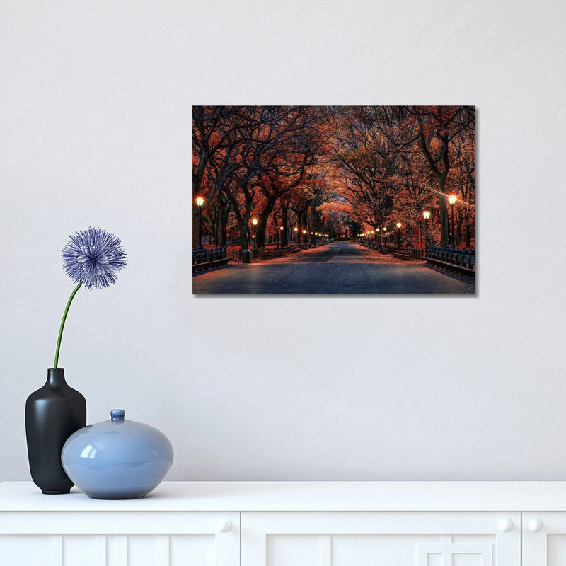 Central Park Fall by David Gardiner - Wrapped Canvas Gallery-Wrapped Canvas Giclée, 30.48 cm H x 45.72 cm W