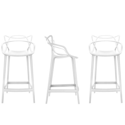 Tabouret de comptoir en plastique Luff