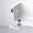 14" White Polypropylene Pull To Open Bathtub Leg Drain Assembly with Two-Hole Overflow -36928773