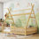 Lit Kids Dream House avec lumière DEL et barrière de sécurité
