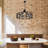 Bossley 6 - Light Dimmable Sputnik Geometric Drum Chandelier-1512385244