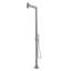 Douche extérieure autoportante en acier inoxydable 86 "avec douche à main H 86"-117443704