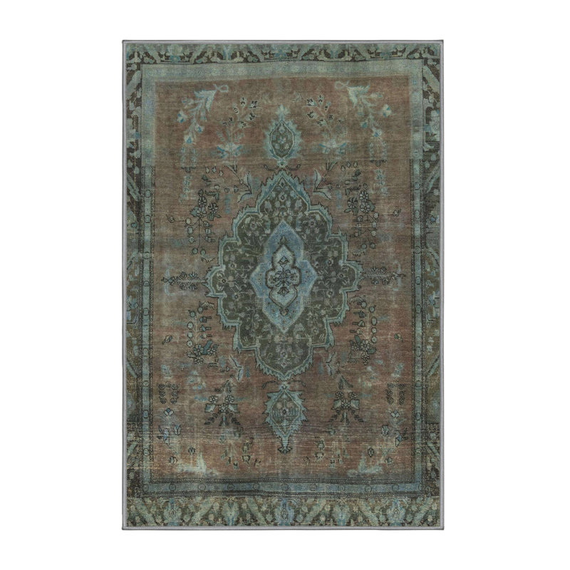 Abstract Indoor Rug, Rectangle 7' x 9'