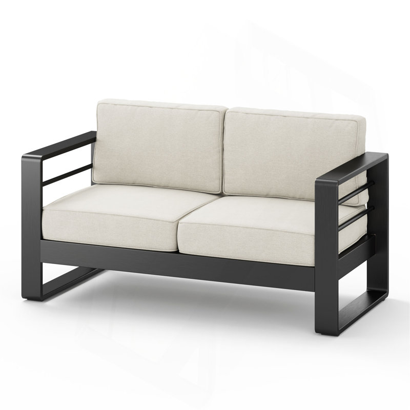 AMOUREUX MAYA BAY MP1, FINITION NOIRE AVEC COUSSIN BEIGE