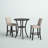 Carliana 2 - Person Solid Wood Top Four Leg Dining Set-33396320