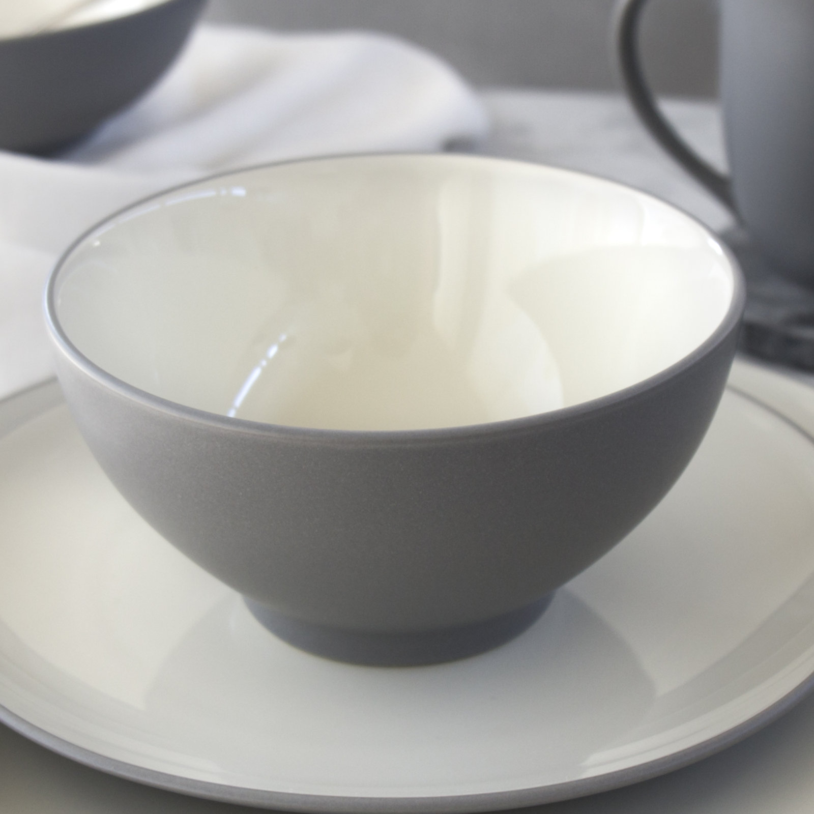 Noritake Colorwave Rice Bowls, Slate