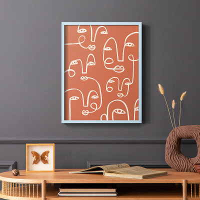 Reproduction encadrée Conn Connue Expressions II - bois massif