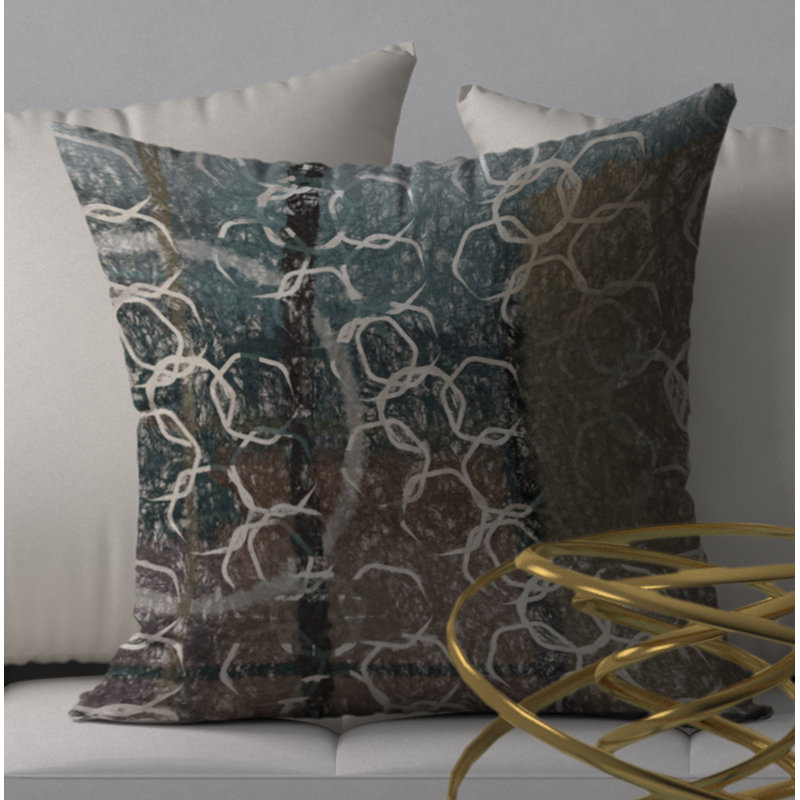 Housse de coussin carrée/insert, 18 po x 18 po