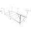 Support de rangement en métal blanc 4 x 8 pi, 600 lb Chargement, réglable de 22 po à 40 po pour maximiser les articles inutilisés