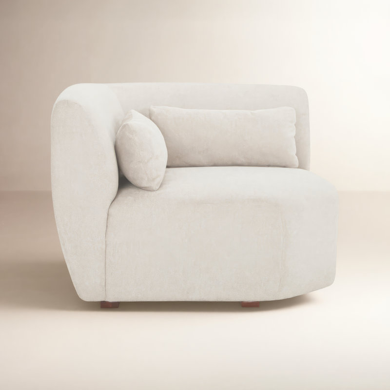 Anson Corner Chair, Warm White