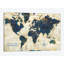«World Map Collage» par Sue Schlabach, reproduction d'art sur toile tendue-74880102-74880110-74880111