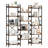 Industrial Bookshelf: a Spacious 5-Tier Wide Bookcase with 14 Open Shelves. Features a Sturdy Metal Frame & Tall Storage Rack Design