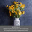 Fleur de coquelicot artificielle Elements, 25 po