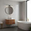 Salle de bain murale 24 po avec lavabo rond en céramique et tiroir-1729379060