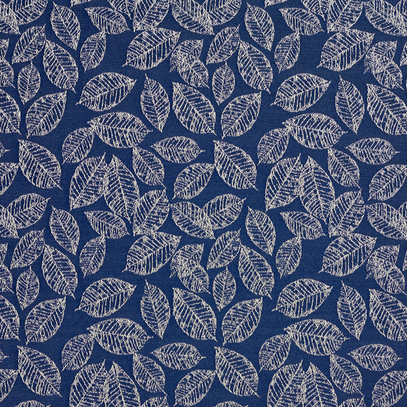 Tissu de feuille floral, Bleu