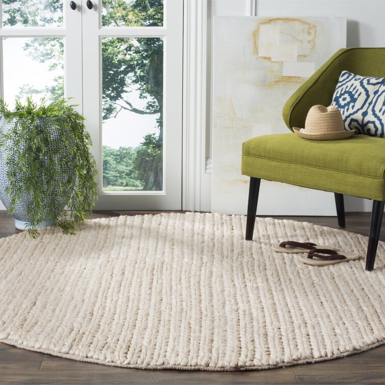 ivory and natural chevron woven jute rug