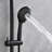 Wall Mounted Rainfall Pressure Balance Exposed Complete Shower System With Handheld Spray And Rough-In Valve