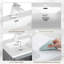 Meuble-lavabo mural 36 po 2-en-1 avec surface intégrée et lavabo, tablette ouverte, armoire de rangement 36 po 2-en-1-749564399