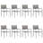 Hadar 8 - Person Wicker Patio Dining Set with Rectangular Table