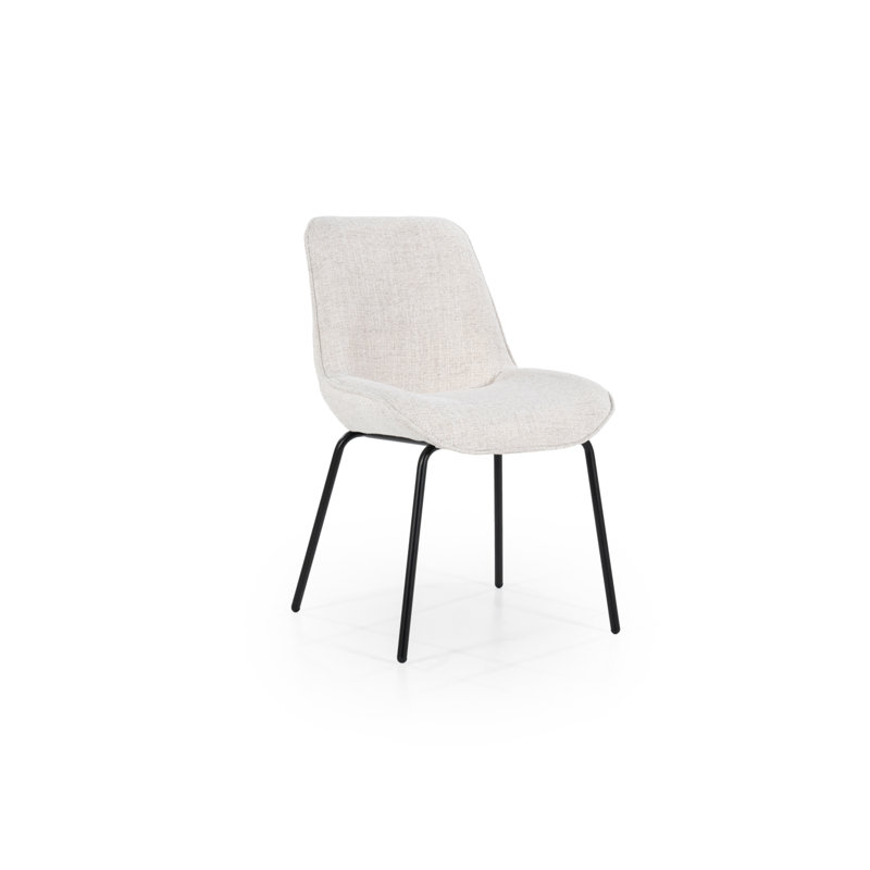 Dining Chair Upholstered Dining Chair, White