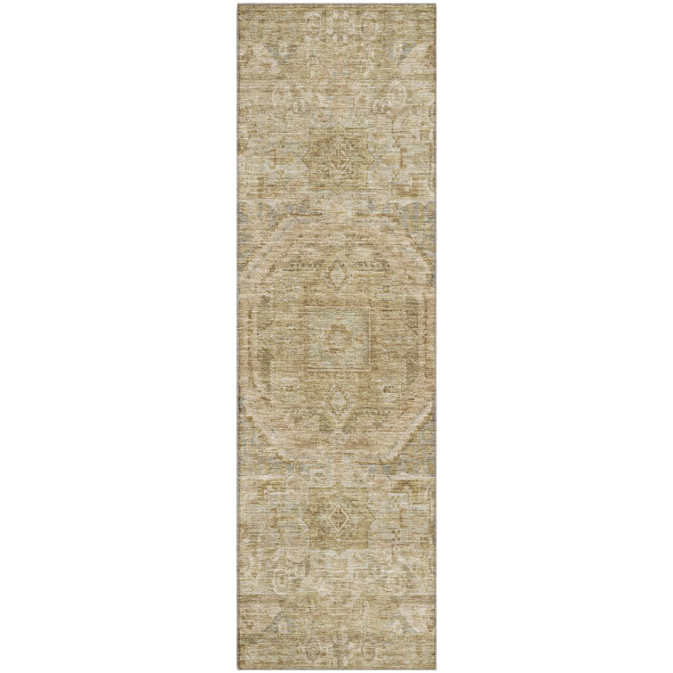 Premium Machine Washable Lubbers AMF1743 Global Rug