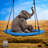 40inch Metal/Fabric Web/Saucer Swing with Chains and Hooks-54530389