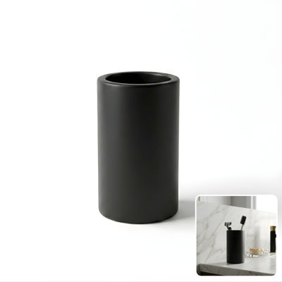 Rangement de comptoir ROUS Hardware - Support de meuble-lavabo en aluminium massif, gris anthracite (noir)