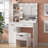35.4'' Wide Vanity Set with Stool and Mirror-1635742420