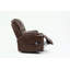 Fauteuil inclinable électrique en cuir Brizleth