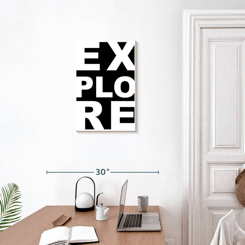 Tergel Explore Typography, 24" H x 16" W