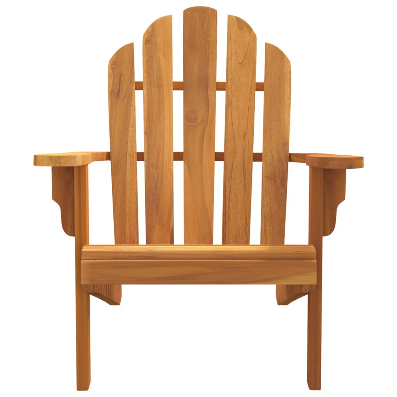 Adirondack Chair Patio Lawn Chair Weather Resistant Solid Wood Teak