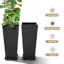 Ensemble de 2 grandes jardinières d'extérieur, pot de fleurs carré-1729395366-1729395365