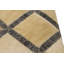Tapis gris moderne en similicuir 8X10