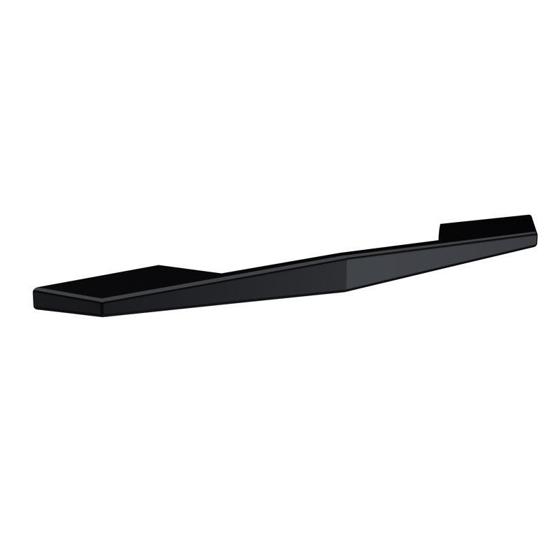 D Shaped 16cm Centre Bar Handle, Matt Black