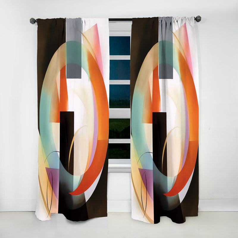 Rideau obscurcissant moderne en velours Beggley, L 52 po x L 90 po