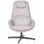 Upholstered Fabric Swivel Armchair