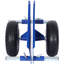 Chariot à panneau 600 lb, 10 po Roues pneumatiques, bleu