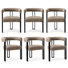 Desai 18" Seat Height Upholstered Dining Armchair (Set of 6)