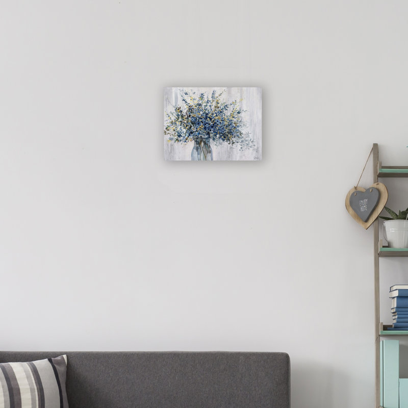 Peinture sur toile tendue, H 12 po x l 16 po x P 1,5 po