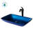 Glass Rectangular Vessel Bathroom Sink with Faucet-35841308-35982050
