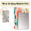 Demyah Botanical Pastel Color Flowers Composition - Miroir mural décoratif botanique, miroir botanique, impression sur métal-468632450