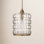 Madison Single Light Glass Dimmable Pendant