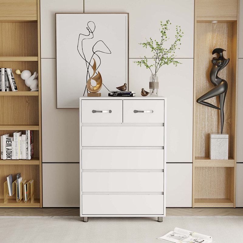 27.55'' Console Table, White