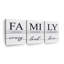 «Crazy Loud Love Family» - Toile tendue 3 pièces-1243849012