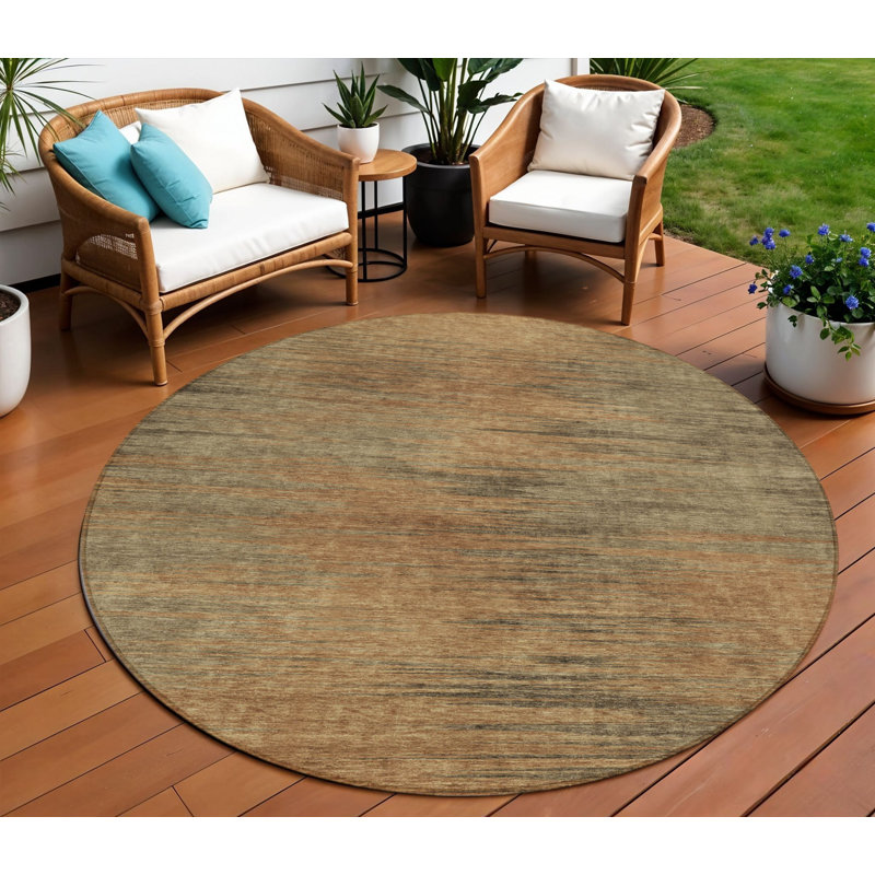 Tapis d'intérieur rond 8 po