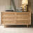 Modern Rattan Woven Solid Wood Accent Chest