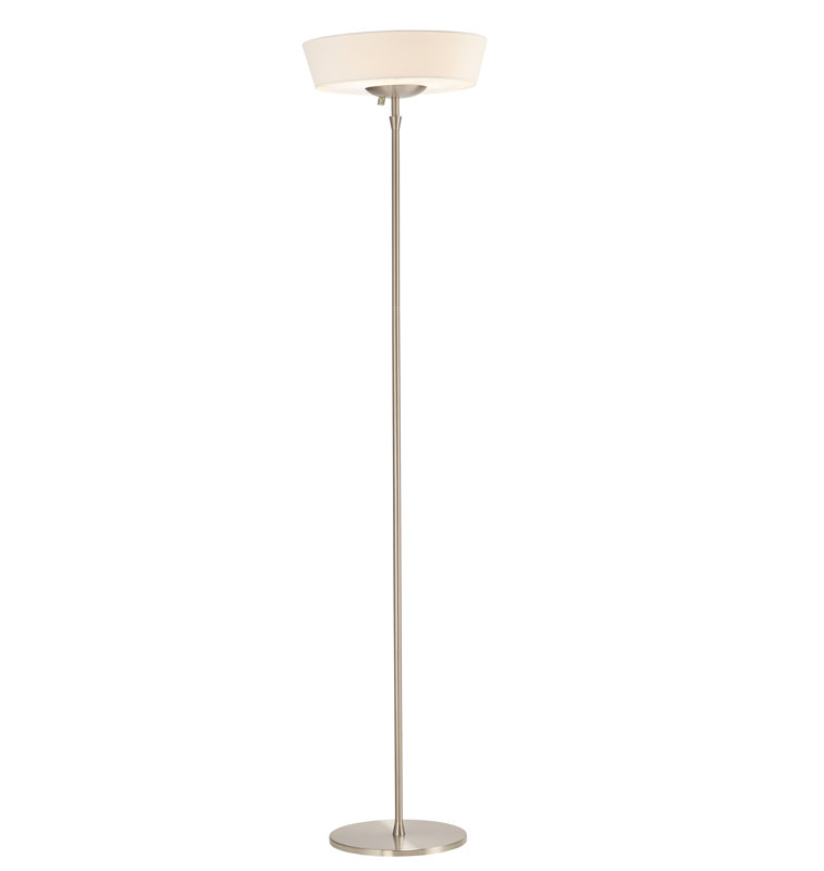 71'' Torchiere Floor Lamp, Beige