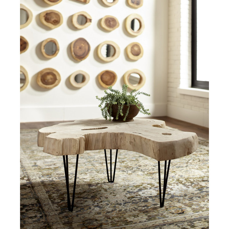 Bleached 3 Legs Coffee Table