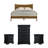 Barvelle Solid Wood 4 Pieces Bedroom Set-1708987083-1708987082