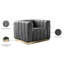 Fauteuil en velours de 38,5 po Tyneside-1883192234